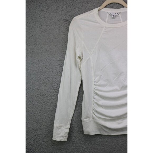 Cabi Long Sleeve Stretchy Tunic-Size Medium-Ruched - Picture 3 of 10